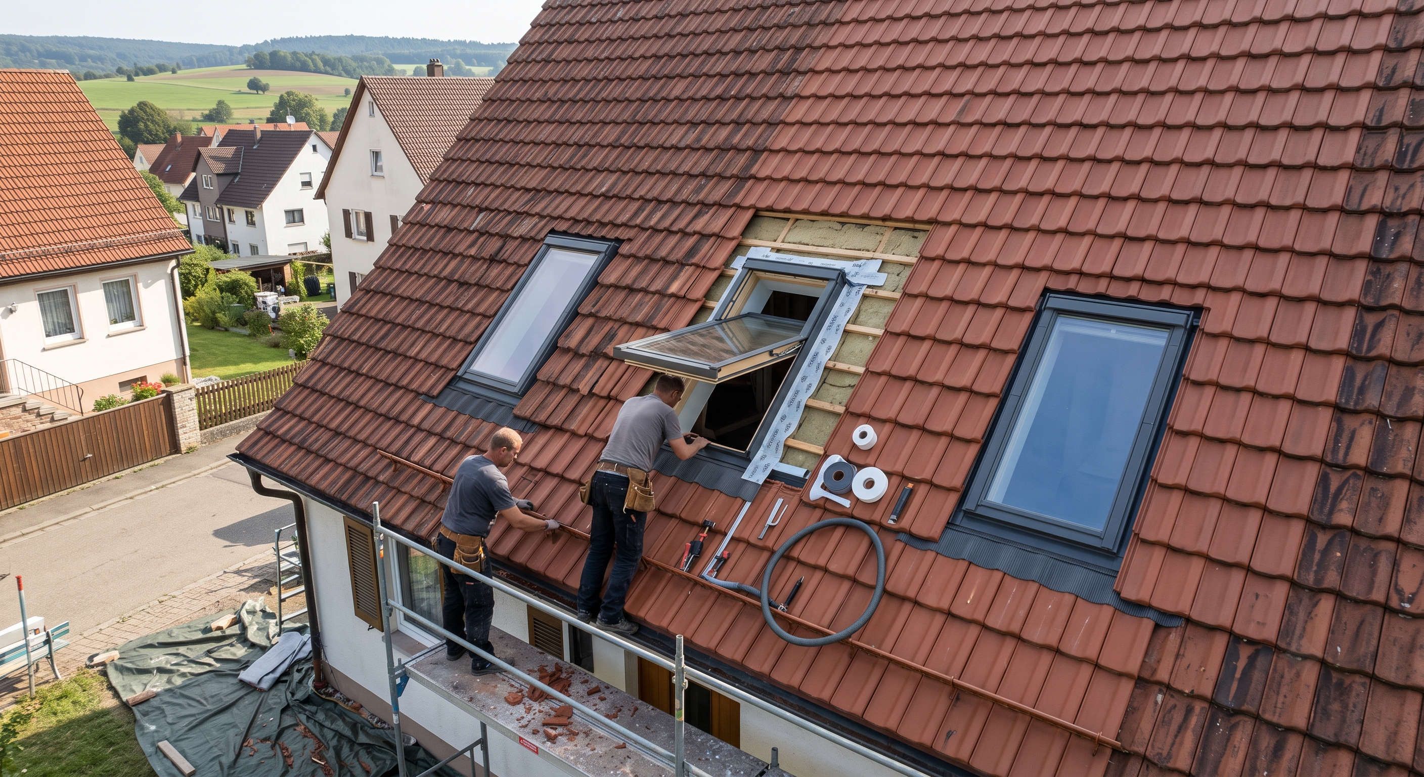 Symbolbild: Dachfenstereinbau in Berghülen durch Dachtechnik Bachofer